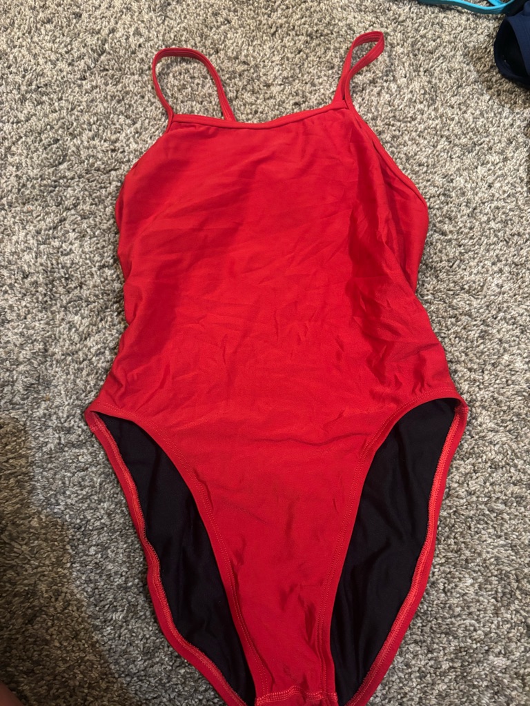 Jolyn Clothing Red One-Piece Swimsuit